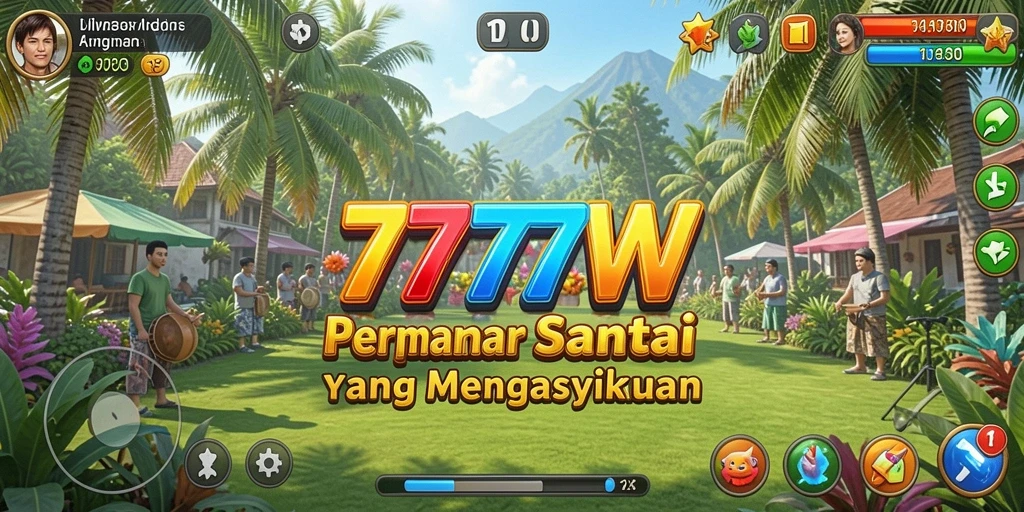 Tampilan gameplay <strong>7777W</strong> yang seru dan penuh warna.