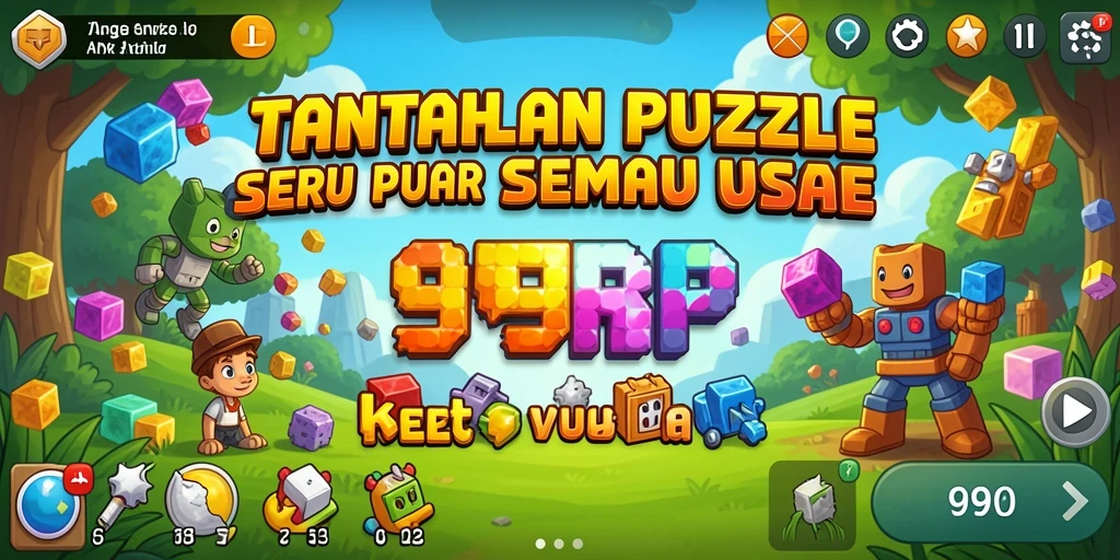 Tampilan gameplay 99RP yang penuh tantangan puzzle.