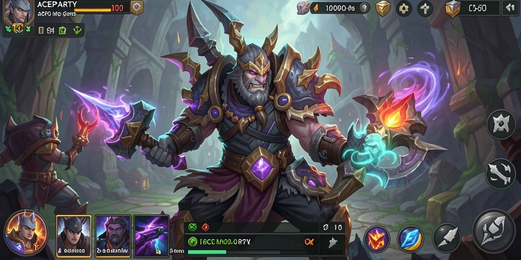Tampilan gameplay ARPG yang menakjubkan di ACEPARTY.