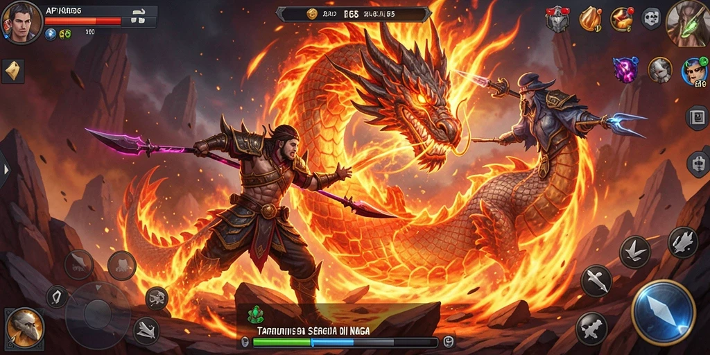 Tampilan gameplay API66 dengan pertarungan yang menegangkan.