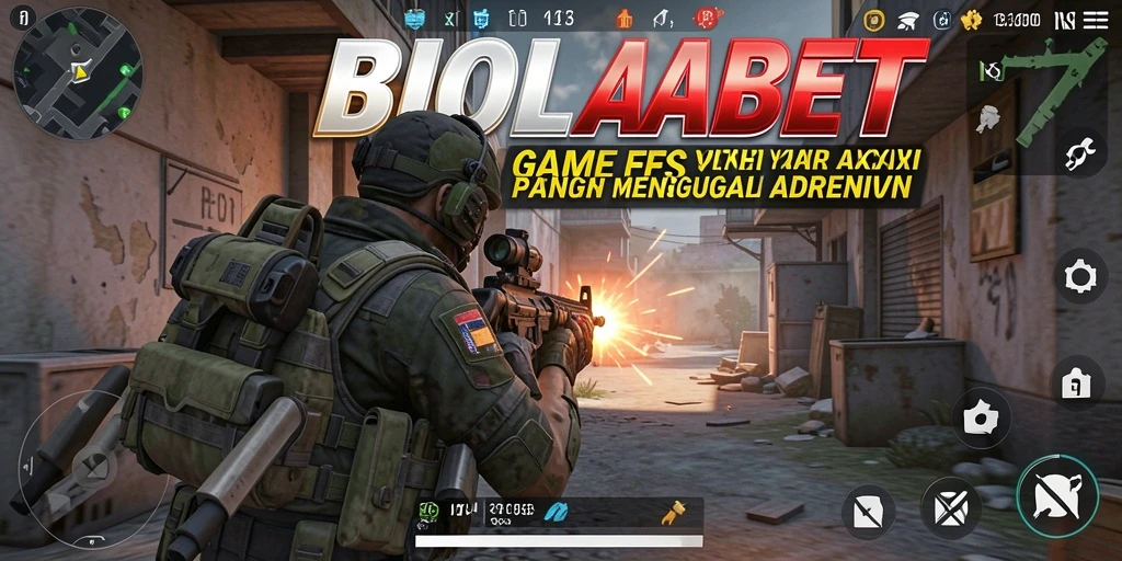 Screenshot gameplay BIOLABET yang menunjukkan aksi tembak-menembak yang mendebarkan.