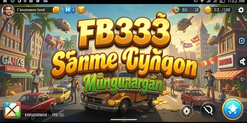 Screenshot FB333 menampilkan gameplay seru dengan elemen Tycoon.