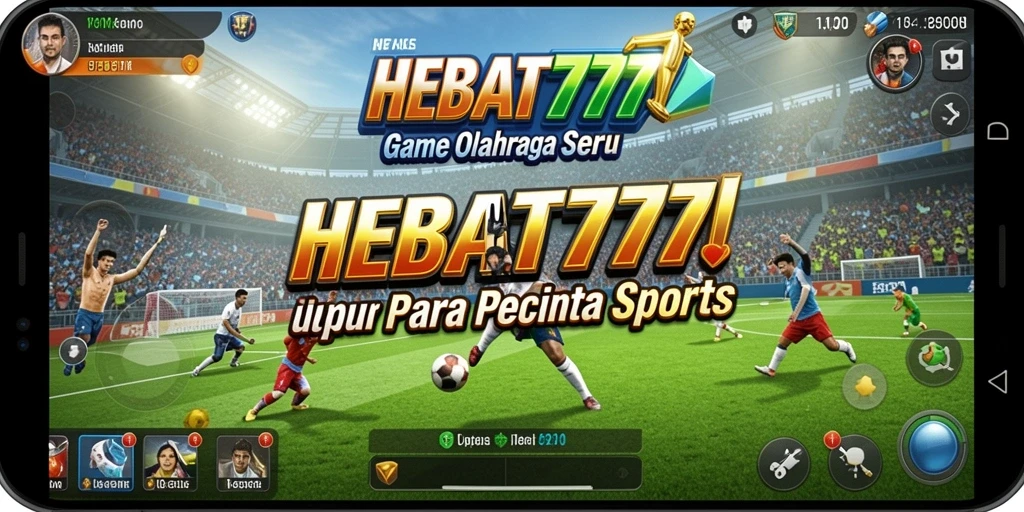 Tampilan gameplay HEBAT777 yang menampilkan serunya pertandingan olahraga.