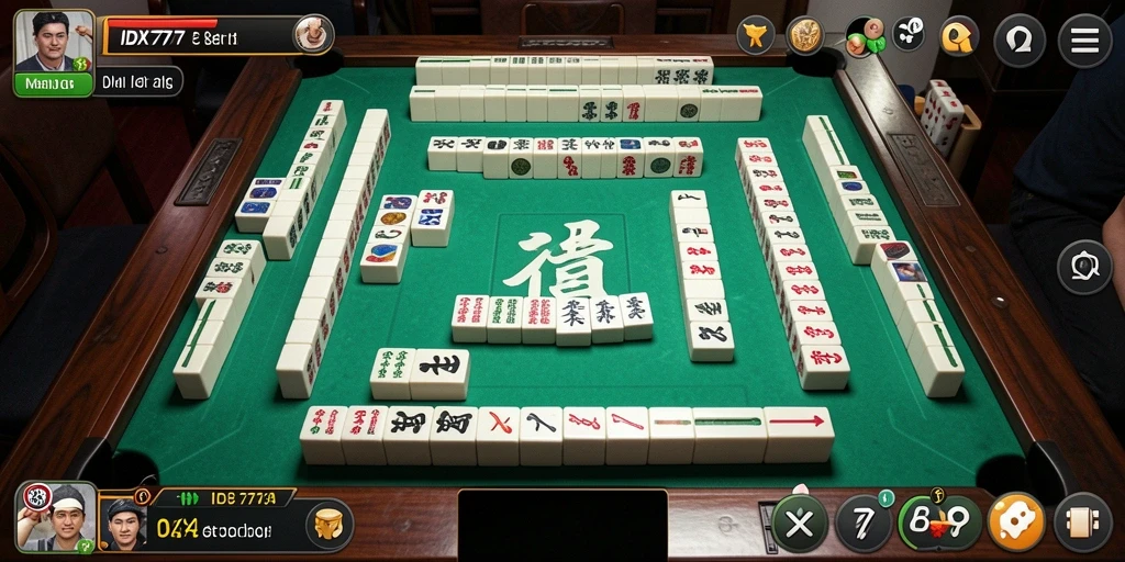 Tampilan game IDX777 dengan ubin Mahjong yang menawan.