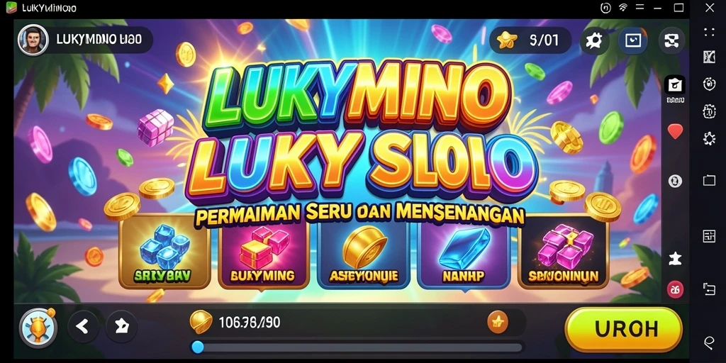 Gameplay menarik LUKYMINO dengan beragam tema slot.