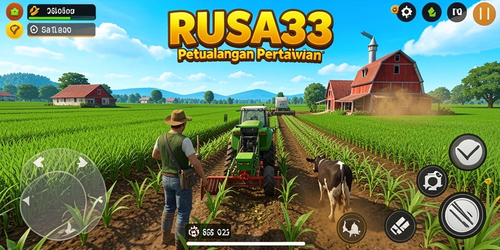 Tangkapan layar permainan RUSA33 menampilkan pengalaman berkebun yang imersif dan menyenangkan.