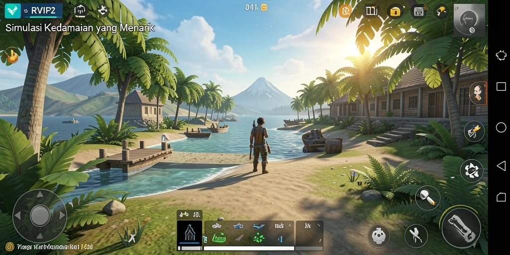 Tampilan menarik dari gameplay <strong>RVIP2</strong> yang realistis dan mendalam.
